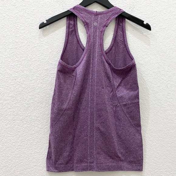 LULULEMON Run: Swiftly Tech Racerback Tank Heathered Tender Violet Size 6 - Picture 6 of 15